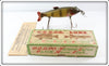 Vintage Creek Chub Perch Fintail Shiner Lure In Unmarked Box