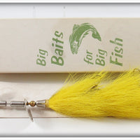 Hildebrandt's Spinners Yellow Muskie Tornado Lure In Box