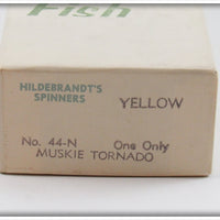 Hildebrandt's Spinners Yellow Muskie Tornado In Box