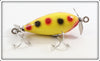 Vintage Creek Chub Yellow Spotted Uncatalogued Spinnered Lure