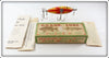 Vintage Creek Chub Yellow Spotted Baby Injured Minnow Lure In Box 1614