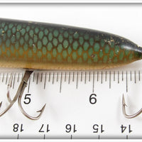 Heddon Green Scale No Eye Baby Lucky 13 2409D