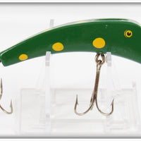 R - K Tackle Co Green & Yellow Hollowhead In Box