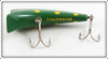 R - K Tackle Co Green & Yellow Hollowhead In Box