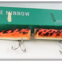 Herter's Inc Orange Tiger Giant Jointed Pikie Minnow In Box