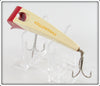 R - K Tackle Co White & Red Hollowhead In Box