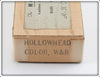 R - K Tackle Co White & Red Hollowhead In Box