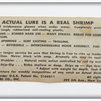 The Actual Lure Co Real Shrimp In Tube