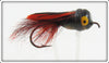 Vintage Heddon Orange & Black Wilder's Fancy Bass Bug Lure