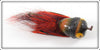 Heddon Orange & Black Wilder's Fancy Bass Bug