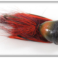 Heddon Orange & Black Wilder's Fancy Bass Bug