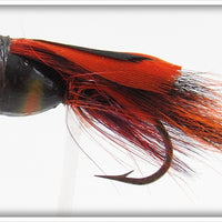 Heddon Orange & Black Wilder's Fancy Bass Bug