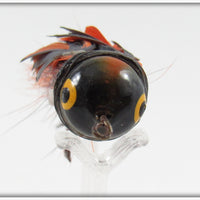 Heddon Orange & Black Wilder's Fancy Bass Bug