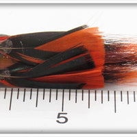 Heddon Orange & Black Wilder's Fancy Bass Bug