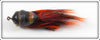 Heddon Orange & Black Wilder's Fancy Bass Bug