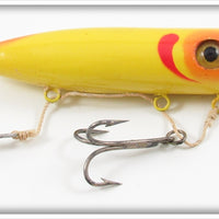 C.F. Forcier / Puget Sound Tackle Co Yellow Red Gill Derby Salmon Plug