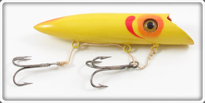 C.F. Forcier / Puget Sound Tackle Co Yellow Red Gill Derby Salmon Plug