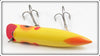 Puget Sound Tackle Co Yellow Red Gill Derby Salmon Plug