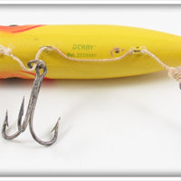 Puget Sound Tackle Co Yellow Red Gill Derby Salmon Plug