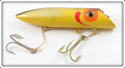 C.F. Forcier / Puget Sound Tackle Co Yellow Scale Derby Salmon Plug