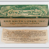 Ben Smith Lures Inc Grass Shrimp Empty Box With Paper Insert