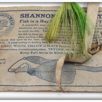 J.P. Shannon Co Green Weed Master On Card