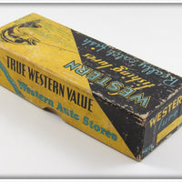 Western Auto Shur Strike Red & White Jointed Wobbler Empty Box