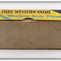 Western Auto Shur Strike Red & White Jointed Wobbler Empty Box