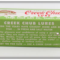Creek Chub Blue Flash Darter In Box 2034 Special