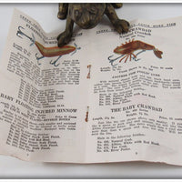 Creek Chub Pocket Catalog & Paperwork Lot