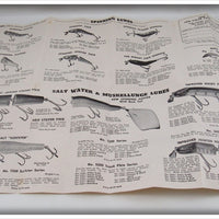 Creek Chub Pocket Catalog & Paperwork Lot