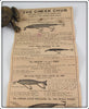 Creek Chub Pocket Catalog & Paperwork Lot