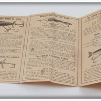 Creek Chub Pocket Catalog & Paperwork Lot