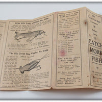 Creek Chub Pocket Catalog & Paperwork Lot