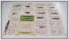 Creek Chub Pocket Catalog & Paperwork Lot