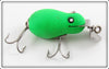 Vintage Creek Chub Fluorescent Green Tiny Tim Lure 6423