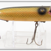 Vintage Heddon Shiner Scale Two Hook Saltwater Basser Lure