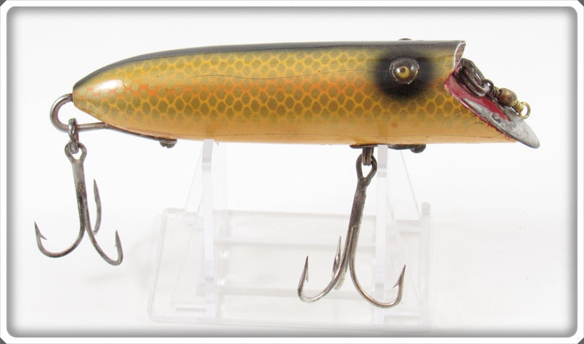 Vintage Heddon Shiner Scale Two Hook Saltwater Basser Lure