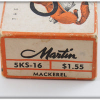 Martin Silver Scale Salmon Plug In Mackerel Box