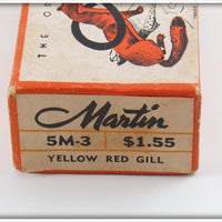 Martin Yellow Red Gill Salmon Plug In Box