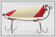 Bite Em Bate Co Red & White Rotating Bait