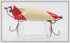 Bite Em Bate Co Red & White Rotating Bait