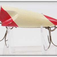 Bite Em Bate Co Red & White Rotating Bait