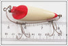 Bite Em Bate Co Red & White Rotating Bait