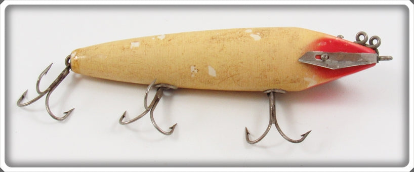 Heddon Red & White Deep Diving Wiggler