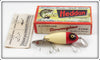 Heddon Red Head White Go Deeper Crab In Box D 1900 RH Lure