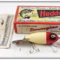 Heddon Red Head White Go Deeper Crab In Box D 1900 RH Lure