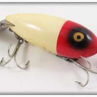 Heddon Red Head White Go Deeper Crab In Box D 1900 RH