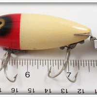 Heddon Red Head White Go Deeper Crab In Box D 1900 RH