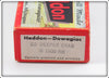Heddon Red Head White Go Deeper Crab In Box D 1900 RH